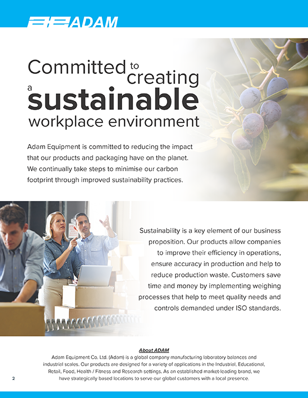 Committed to creating a sustainable workplace environment